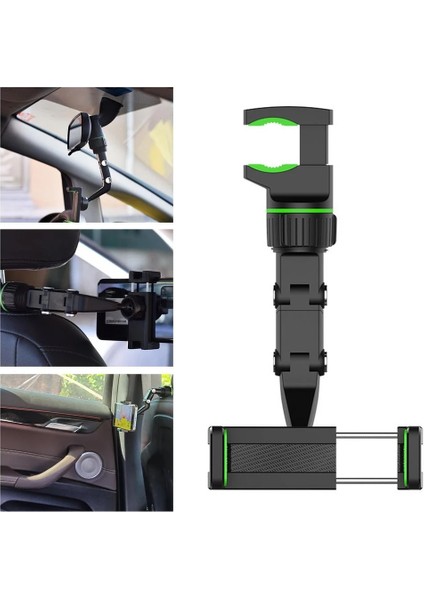 360 Derece Dönebilen Ayna Geçmeli Telefon Tutacağı / SYTE180
