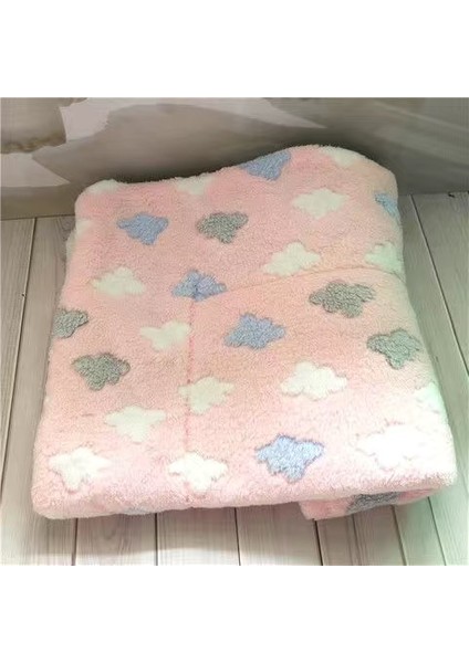 Pembe Bulutlar Tarzı 2-40X57CM Köpek Kedi Yumuşak Polar Yatak Matı Yavru Chihuahua Yastık Ev Halısı Sıcak Tutma Örtüsü (Yurt Dışından)