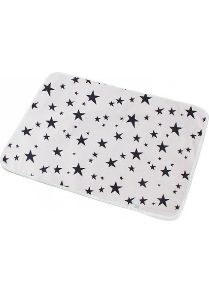 WKCXZWYB30008 Stili M 50X70CM Sıvı Emici Nefes Alabilen Bebek Bezi Mat Seyahat Taşınabilir Su Geçirmez Yeniden Kullanılabilir Eğitim Minder Köpek Araba Yıkanabilir Koltuk Kılıfı Mat (Yurt Dışından)