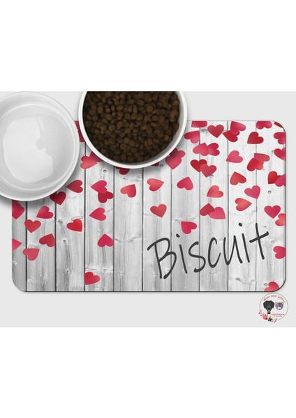 Altın Tarzı 45X30CM Köpek Kedi Için Özel Ad Desenli Kolay Yıkanabilen Pet Yemlik Matı Pet Mat Kap Tabak Pet Mat Su Içme Matı Pet Mat Mama Matı Pu Malzeme Özelleştirilmiş Isim Deseni (Yurt Dışından)