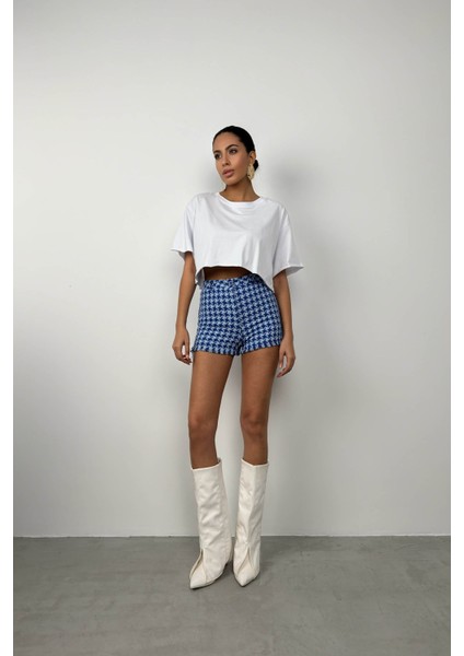 Oversize Basic Crop T-Shirt