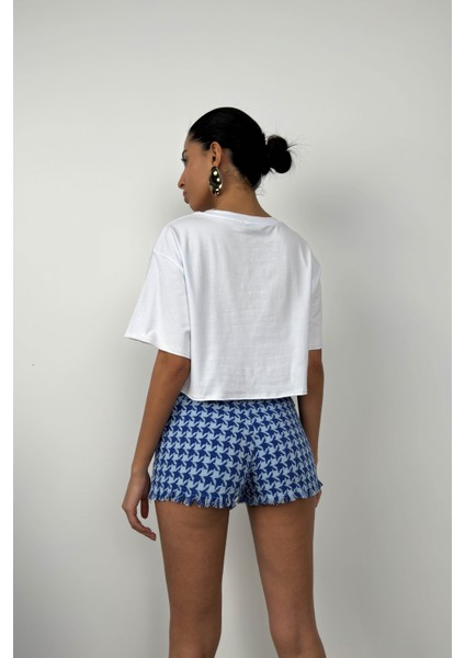 Oversize Basic Crop T-Shirt indirimleri