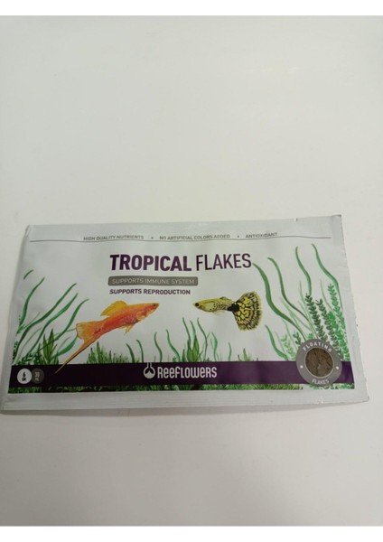 Reeflowers Tropical Flakes 6 gr x 5 Adet