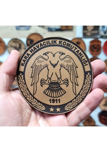Kara Havacılık Komutanlığı Deri Peç - Arma - Leather Patch