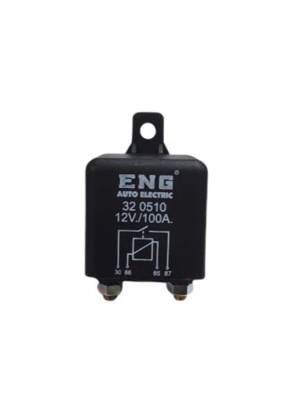 12V Röle 4 Uçlu 100 A (Büyük Tip)