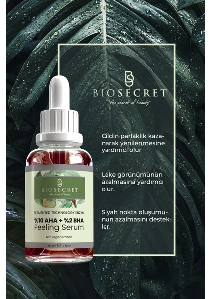 Aha Bha Serum Fermented Technology Enzym %10 Aha Anzym Comple- %2 Bha Peeling Serum