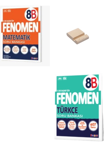 LGS 8. Sınıf B Serisi Matematik Soru Bankası - Türkçe Soru Bankası + Telefon Tutucu