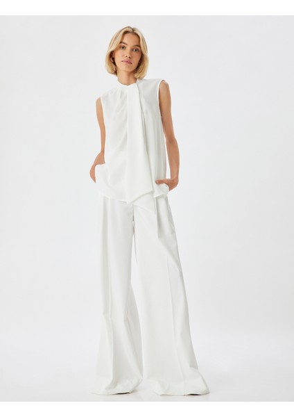 Kolsuz Bluz Şal Yaka