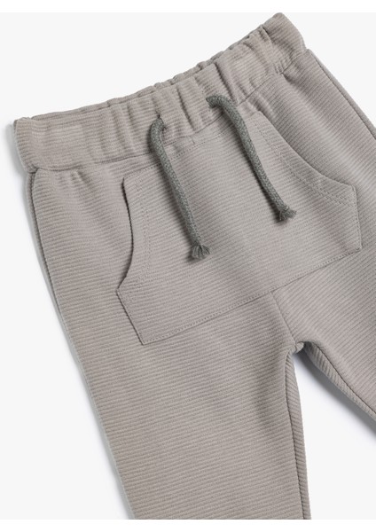 Basic Jogger Eşofman Altı Kanguru Cepli Beli Bağlamalı modelleri