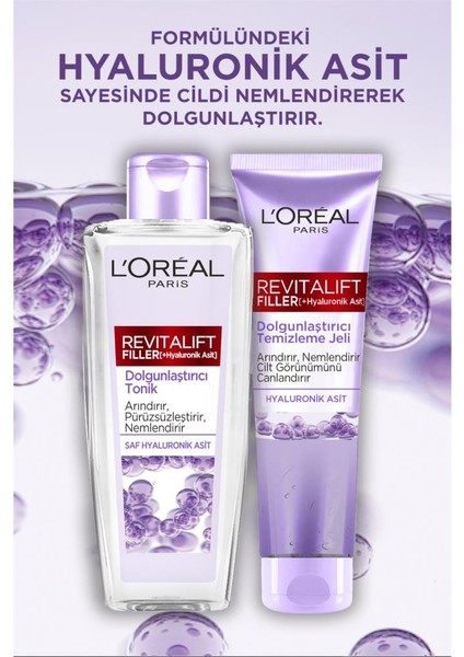 L'oréal Paris Revitalift Filler Dolgunlaştırıcı Tonik 200ML - Hyaluronik Asit