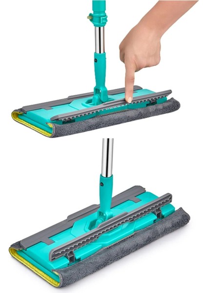Kıskaçlı Mop Yengeç Mop Sillgech Super Bright Temizlik Seti EH-338