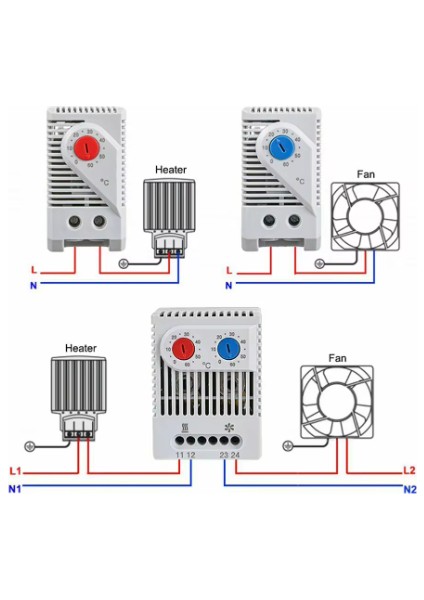 Termostat Fan ve Isıtıcı Kontrolü