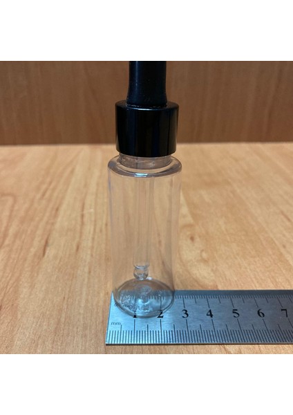 30 ml Plastik Şeffaf Şişe Cam Damlalıklı , Siyah Metal Kapaklı , 30 cc Cam Damlalıklı Pe Şişe x 10 Adet fırsatları
