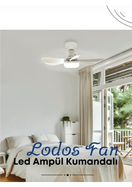 Lodos Fan Vantilatör Aydınlatma Kumandalı