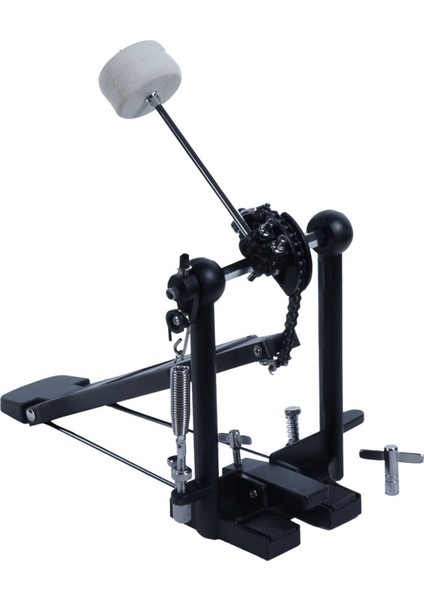 PD-06 Bateri Davul Single Kick Pedalı Tek Zincirli Ayarlanabilir Stabilizatör