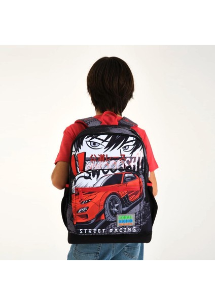 2li Set Araba Desenli Okul Çantası Beslenme 23747