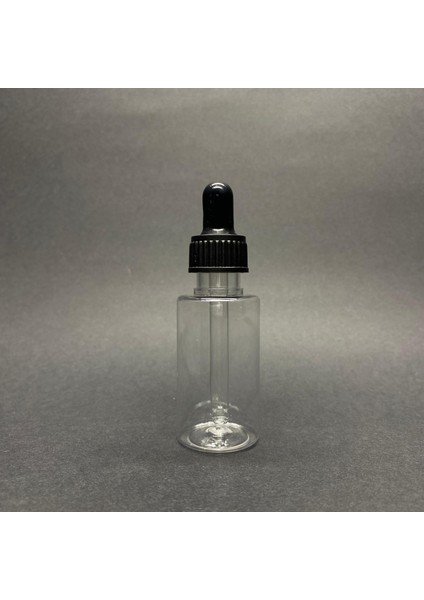 30 ml Kısa Şeffaf Şişe Cam Damlalıklı , Plastik Kapaklı , 30 cc Cam Damlalıklı Pe Şişe x 10 Adet fiyatları