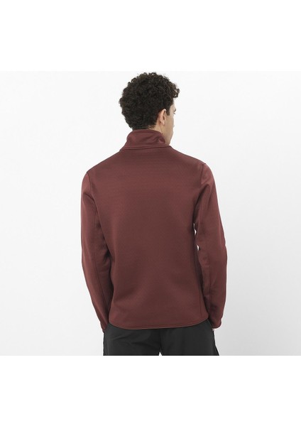 Essential Erkek Tam Fermuar Polar - Bordo fiyatları
