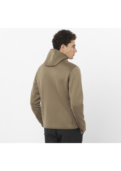 Essential Erkek Kapüşonlu Polar - Kahve fiyatları