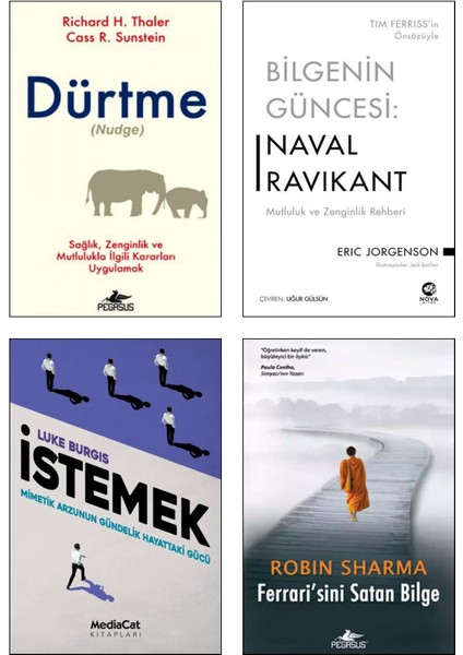 Dürtme - Bilgenin Güncesi: Naval Ravikant - İstemek - Ferrari'sini Satan Bilge 4 Kitap
