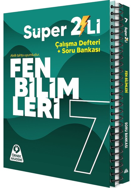 Örnek Akademi 7. Sınıf Fen Bilimleri 2'li Çalışma Kitabı