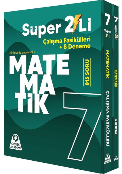 Örnek Akademi 7. Sınıf Matematik 2'li Çalışma Kitabı