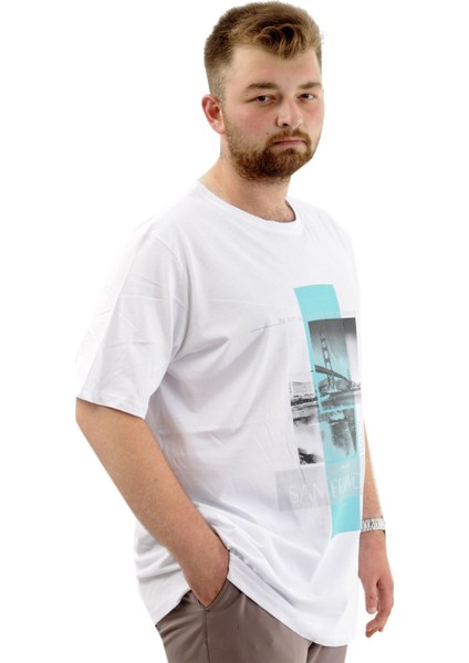 T-Shirt Bıs Yaka Francısco 24086 Beyaz modelleri