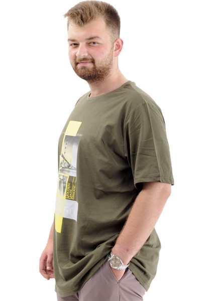 T-Shirt Bıs Yaka Francısco 24086 Haki