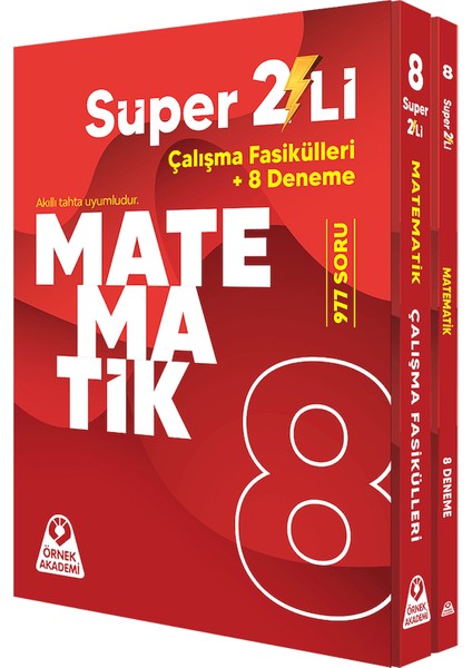 Örnek Akademi Lgs 8. Sınıf Matematik 2'li Çalışma Kitabı