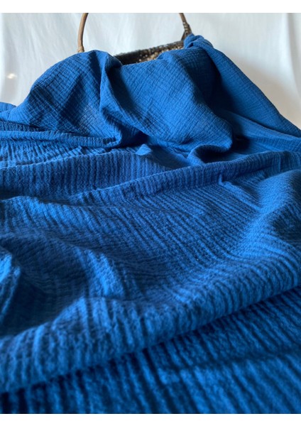 En150 X100 Çift Katlı Pamuk Müslin Kimono, Elbise, Bluz, Gömlek Ev Tekstil Ve Bebe Kumaşı Reg. Müs.