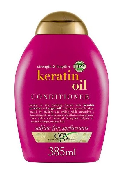 Keratin Oil Saç Bakım Kremi 385ml