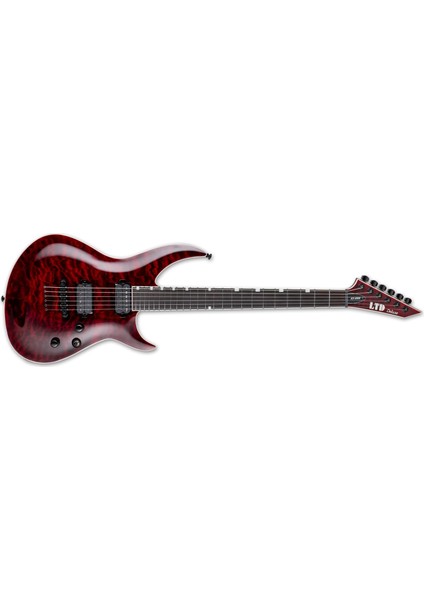 H-3 1000 Qm See Thru Black Cherry Elektro Gitar fırsatları