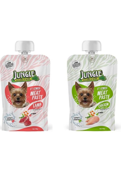 Köpek Et Ezmesi Kuzulu&havuçlu ve Tavuklu&havuçlu (1X90GR)