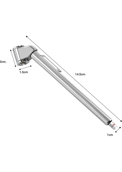 Lastik Hava Ölçme Saati  Metal Kasalı 120 Psi 422456