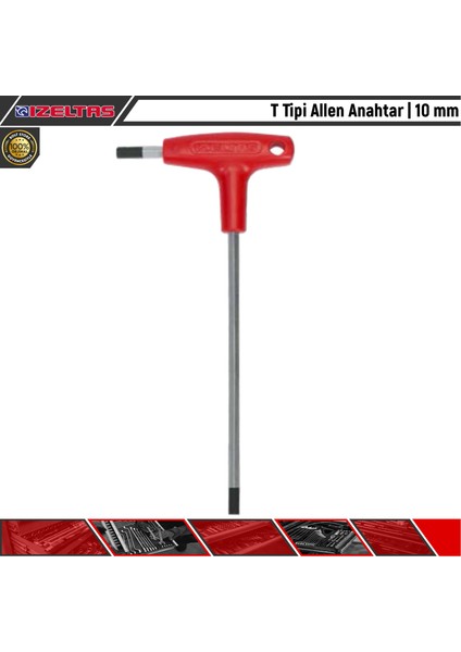 T Tipi Allen Anahtar 10 mm