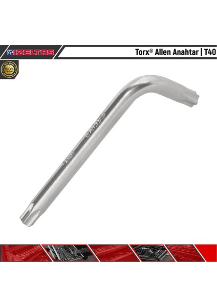 Torx Allen Anahtar T40
