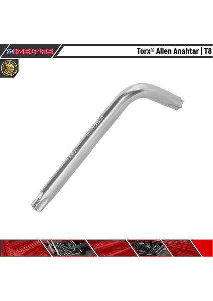 Torx Allen Anahtar T8