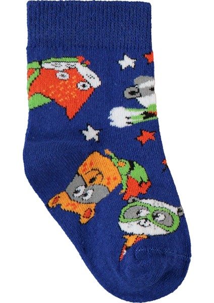 Civil Socks Erkek Çocuk 3'lü Çorap 3-11 Yaş Lacivert