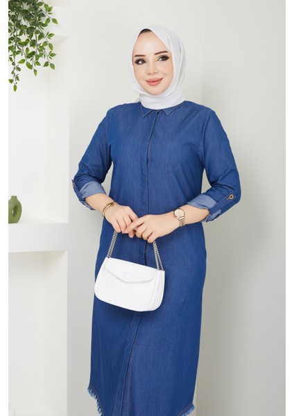 Kadın Pantolonlu Ikili Kot Takım