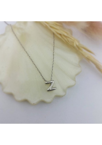 925 Ayar Gümüş Bombeli Harf Kolye fırsatları