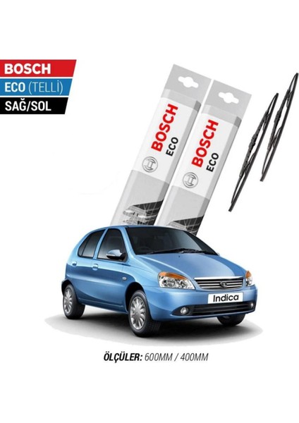 Tata Indica 2008 Model Silecek Takımı Bosch Eco (Telli)