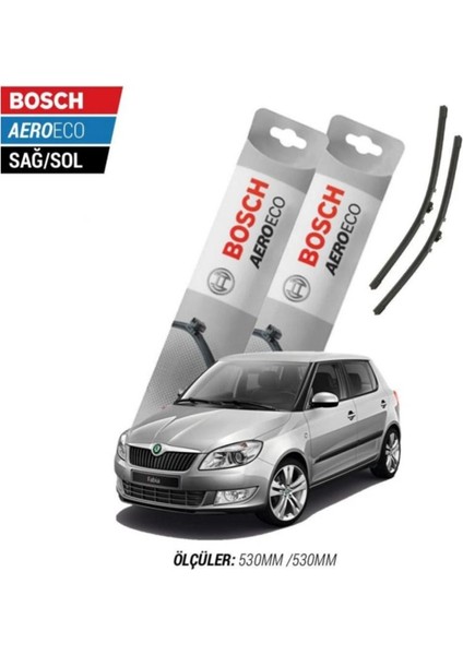 Skoda Fabia 2011 Model Bosch Aeroeco Muz Silecek Takımı