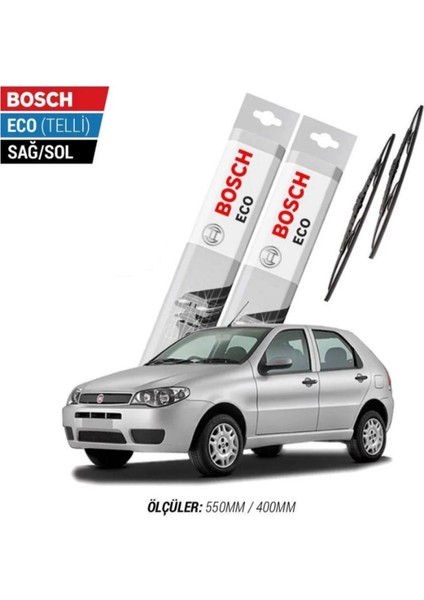 Fiat Palio 2004 Model Silecek Takımı Bosch Eco (Telli)