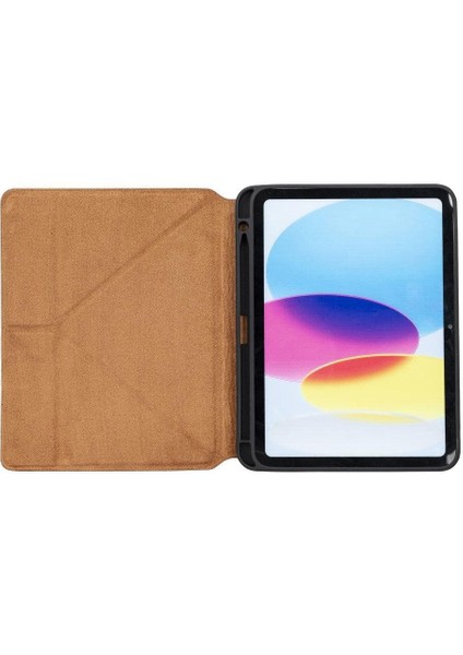 Pyramid Deri Apple iPad Kılıfı - 10.9" iPad 10.generation 2022 / Rustik Taba