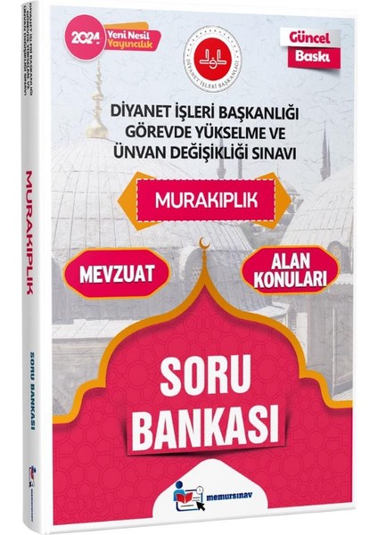 2024 Diyanet İşleri Başkanlığı GYS ve Ünvan Değişikliği Sınavı Murakıplık Soru Bankası