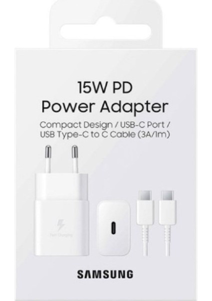 Şarj Cihazı 15W + Type-C Kablo
