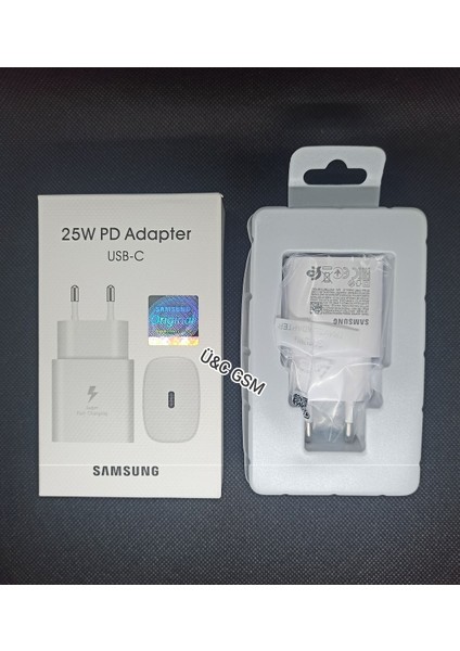 Orjinal Type-C Hızlı Şarj Adaptörü (25W) EP-TA800 (Beyaz)