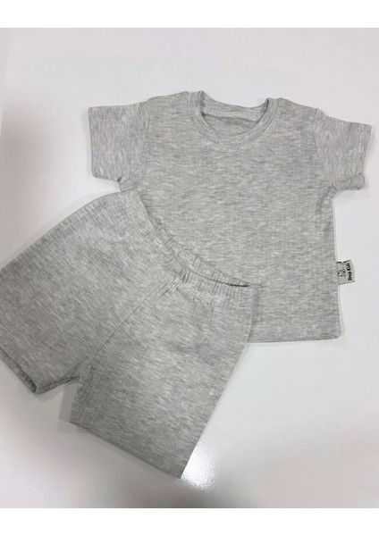 Bebek Pijama Takımı Kısakol Şort Grimelanj Yenidoğan Çocuk Pijama