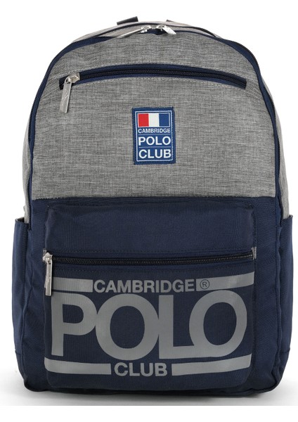 Cambridge Polo Club Cambridge Polo Clup 4016 Okul Çantası Sırt Çantası  Suya Dayanıklı Akademiy