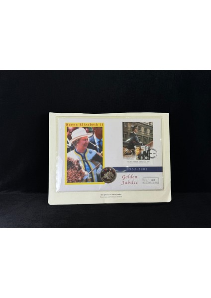 Westmınster Ingiltere Queen Elizabeth II.2002 Kraliçe'nin Altın Jübilesi Dominik Fdcc Paralı Ilk Gün Zarfı Limitli